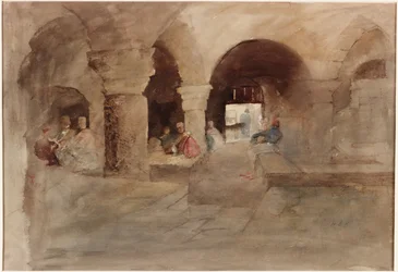 Plaza del mercado, Tánger